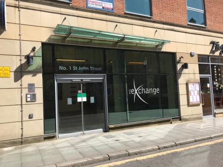 The Exchange is a superb mixed use building in Chester city centre providing 25,000 sq ft of office accommodation over 3 upper levels. Pizza Express, Zugers cafe and Popcorn are at ground floor level togther with a 70 bed Travellodge Hotel

Reception...