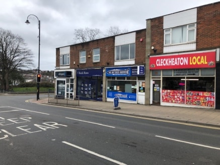 The property is situated in Cleckheaton town centre and has a frontage to Dewsbury Road (A638). There is a large car park situated almost opposite to the parade and a complimentary mixture of both national and local retailers within the immediate vic...