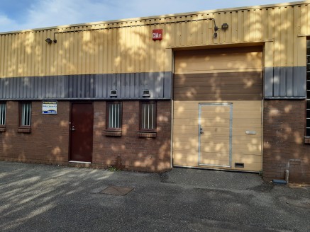 Industrial Warehouse Unit with Parking at Front.