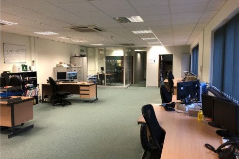 Modern ground floor office suite located in a popular and established office park. The space is predominantly open plan and finished to a high specification including reflective window tinting, perimeter trunking, comfort cooling/heating system, and...