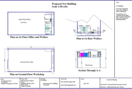 A rare opportunity to rent a newly constructed workshop with office accommodation above. The plans of the proposed layout and elevations are attached to this listing.<br><br>The premises is due to comprise a ground floor workshop with working height...