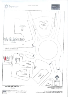 The property forms part of a large retail block fronting Crossgates Road. Internally the shop comprises a small sales area with storage and w/c area to the rear. Outside directly in front of the property there is shared forecourt parking.