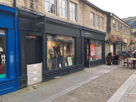 The premises briefly comprise the ground floor of a stone built terrace property located on the main shopping precinct within Hebden Bridge Town Centre 

Being double fronted and of open plan configuration the property comprises a ground floor retail...