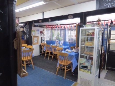 A ground floor caf&eacute; premises with 32 covers. Included in the premises are all fixtures and fittings such as coffee machines, tables, chairs and kitchen equipment. 

The caf&eacute; sits within a complex of antiques centres and boutique retail...