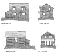 A 0.21 acre site cleared of buildings, located in a residential area on the edge of the village of Madeley.