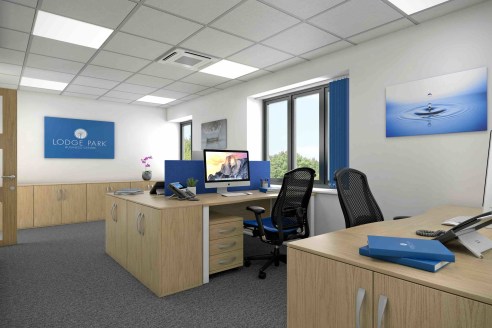 The offices are built to an extremely high standard and are situated in an attractive landscaped environment with generous on-site parking and an onsite estate management team. The offices are divided into four buildings and tenants and visitors alik...