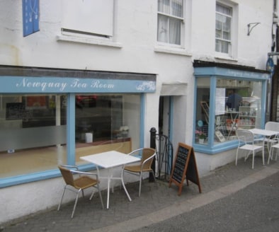 Leasehold Tea Rooms & Cafe Located In Newquay\nProminent Town Centre Location\nRef 2364\n\nLocation\nThis delightful Tea Rooms & Cafe is located within a busy parade of shops just off one of the main thoroughfare roads in Newquay town centre. Newquay...