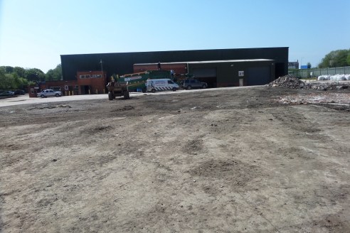 An existing waste transfer station to include a range of buildings on a site of 2.35 acres.

There is a large steel portal frame and clad warehouse facility / sorting area with a weigh room, office, staff kitchen and canteen brick building. Eaves hei...