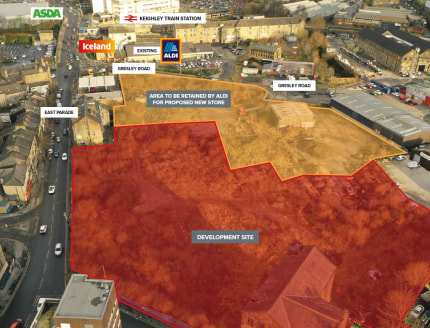 The subject site forms part of a larger development site, part of which is due to be retained and developed by Aldi for one of their new format foodstores.

For the avoidance of doubt, Plot A will be retained by Aldi and is not included in the wider...