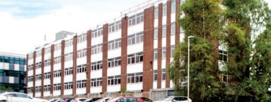 The property comprises a five storey office building with on-site parking for approximately 50 cars. 

The property is available to lease or to purchase on a long leasehold basis.