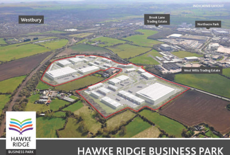 Strategically located 35 acre business park with planning consent for up to 500,000 sq ft for a wide range of uses including roadside, storage, distribution, manufacturing, R&D and offices. Land sales or D&B opportunities...
