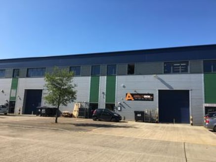 The property comprises two adjoining warehouse/industrial units of steel portal frame constructed in 2007.\n\n-6.1m eaves height\n-Full height electric loading door\n-Less than 0....