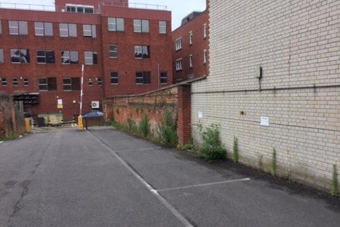 Ground level car park with 9 bays with shared...