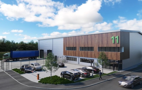 Key Features<br><br>* New industrial warehouse development<br>* One self-contained unit available at 20,883 sq ft<br>* 8.5m clear height in warehouse accommodation<br>* Double electric roller shutter entrance<br>* Ample onsite parking and self-contai...