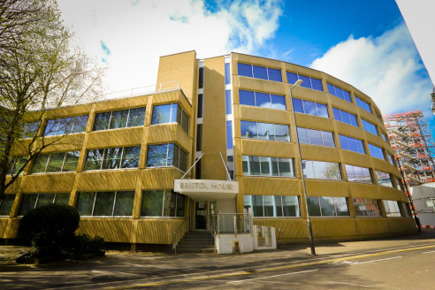 Bristol House is a low rise head office building constructed in 1975 but comprehensively refurbished in 2018. The building provides efficient open plan accommodation arranged in two wings with offices positioned over five floors together with a basem...