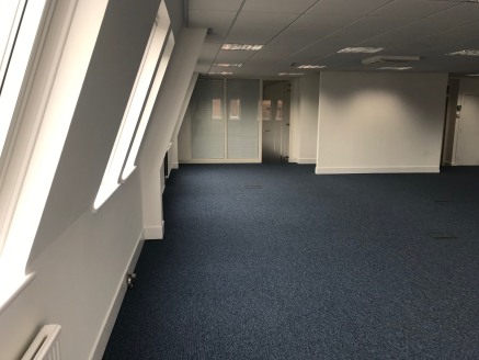 * Modern 2nd Floor Open Plan Office with potential to split into two units

Suite 1: 810 sq ft (75.25 sq m)

Suite 2: 680 sq ft (63.17 sq m)