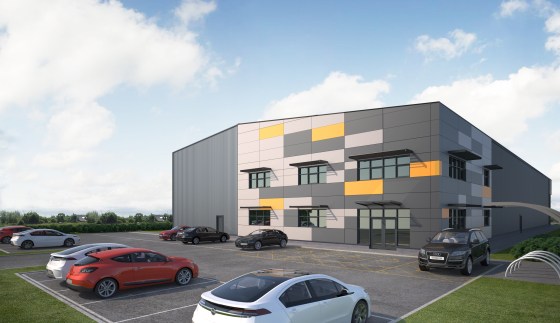 Potential new build industrial unit. Full planning consent in place. Delivery within 12 months. 8m eaves. 3 level access loading doors. Floor loading 50kn/m2. Secure yard. 30 car parking spaces. 2,500 sq ft office at first floor.