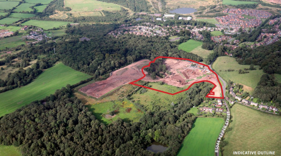 A residential development site with reserved matters planning for 100 units. The site which extends to 13 acres has been remediated to a development platform.

The site is accessed off Pepper Street (B5044) and situated between Keele to the South Wes...