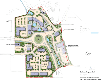 A centre piece development at Kingmoor Park, now benefitting from Enterprise Zone Status.<br>Outline consent for 100,000 sq ft office scheme as well as neighbourhood shopping facilities, cafes, retail units, petrol filling station and other support s...