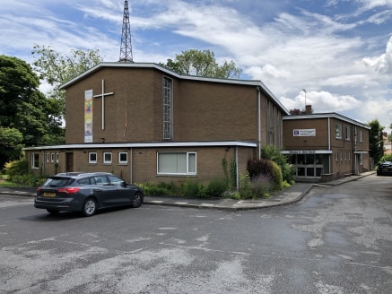 The property comprises a substantial detached church building that it is understood was built in the 1970's.

The accommodation at ground floor briefly comprises an entrance hall with toilets off (ladies, gents and disabled), main hall of worship wit...