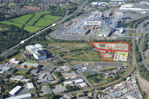 Freehold development land. Close to Intu Metro Centre.