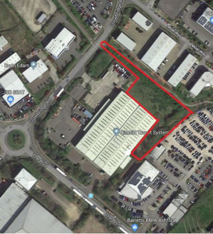 The site, which is approximately 1.1 acres, has consent for B1c and B2 uses with a maximum size of 1,400 sq m (15,070 sq ft) of buildings with ample car parking and the potential for part of the site to be used for open yard/storage.