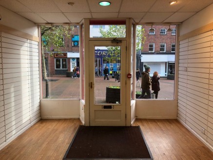 A well presented ground floor town centre retail premises with glazed frontage, located within the pedestrianised area of Newcastle under Lyme.