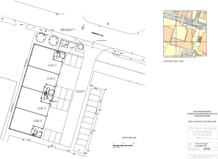 The units will be built in a single terrace with forecourt parking/loading and are of steel portal frame construction beneath pitched lined roofs benefiting from 5.5 metres (18 ft) eaves heights, loading doors, 35 KN sq.m floor loading, all mains ser...