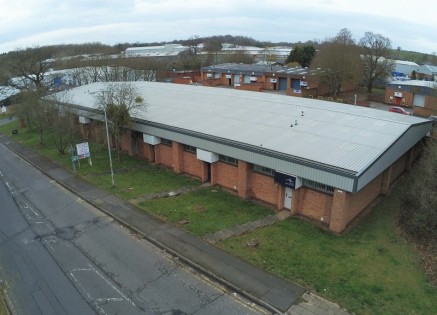 Commercial Warehouse/Industrial Units from 4,012 sq ft 8,036 sq ft GIA. The units are prominently positioned at the entrance to Hampton Lovett Industrial Estate Droitwich.