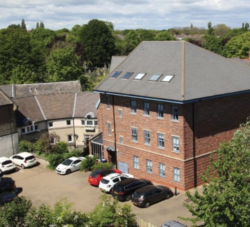 - Busy edge of town centre mixed commercial, leisure and residential location.

- Let to NSPCC.

- Self-contained modern office building over four floors, extending to a net internal area of 9,757 sq ft (907 sq mt).

- 15 on site car parking spaces....