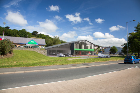 Retail units totalling 5,875 sq ft available FOR SALE or TO LET fronting Caernarfon Road, Bangor, adjacent to proposed Aldi, with planning permission to split and A3 use.

The property is arranged on ground and first floors.

Planning permission has...