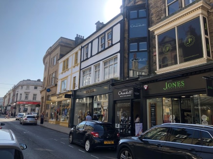 The building comprises an attractive four storey retail property prominently located on James Street in the centre of Harrogate. Internally the unit provides a small sales area, with raised level to the back of the shop, and separate loading/storage...