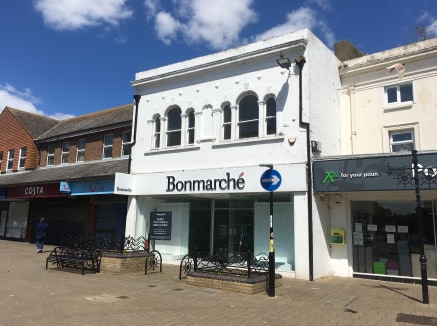 The premises are double-fronted with central in/out doorways. The premises are arranged over ground and first floors. The ground floor is laid out to provide a large, open-plan retail area, together with ancillary storage space behind together with f...