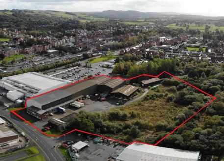 62,602 sq ft (5,815.83 sq m) GIA approx. Site of approximately 5.35 acres (2.17 hectares). Guide Price £1,500,000. The Rateable Value has been assessed at £71,000 as at April 2017. High eaves height. Close to A483 and town centre amenities....