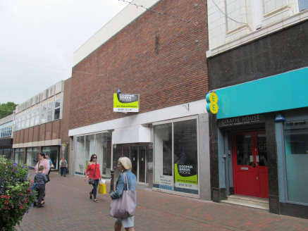 Town centre shop unit\nWide street frontage\nExtensive upper parts (may split)\nSales Area 73.80 sq m (794 sq...