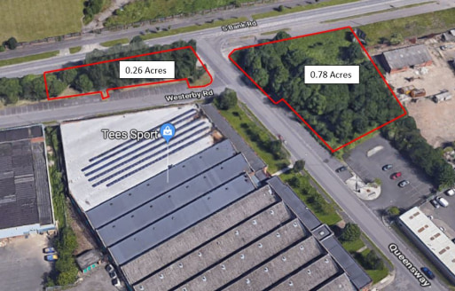 Land For Sale, Queensway, South Bank Road, Middlesbrough TS3 8TD