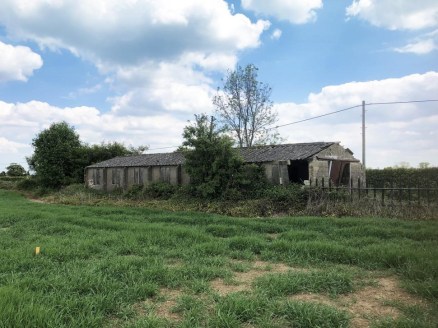 A detached single storey agricultural barn with permission to demolish the existing building and reconstruct a new three bedroom detached dwelling with far reaching views over farmland. Total site area approx. 0.32 acres. Additional land may be avail...