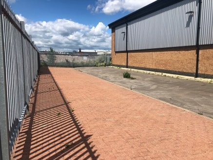 - Detached Industrial Unit with Yard.

- Prime Location

The property is of steel portal frame construction with brick and block walls to a height of 2m with insulated clad panels above.

Internally the warehouse has concrete floor throughout with in...