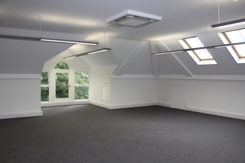 The property comprises a modern, self-contained office building over ground, first and second floors. The available space comprises the entire second floor, which is in the process of being fully refurbished to a high standard.