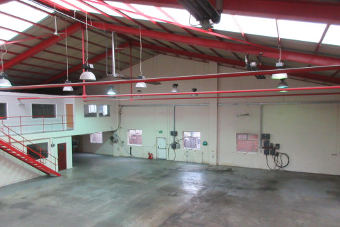 Modern industrial/warehouse building with good quality offices and rear yard