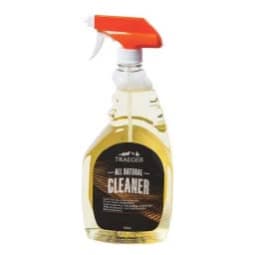 A spray bottle of Traeger All-Natural Cleaner. 