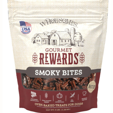 Wholesomes Rewards Smoky Bites Dog Treats, 3 lb.