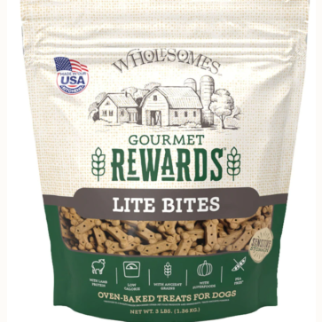 Wholesomes Gourmet Reward Lite Bites Dog Treats, 3 lb.