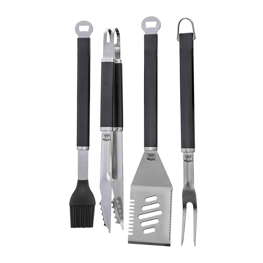 Yukon Glory Magnetic BBQ Tools, Set of 4