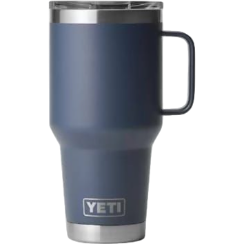 YETI Rambler Navy Travel Mug with Stronghold Lid, 30 oz.