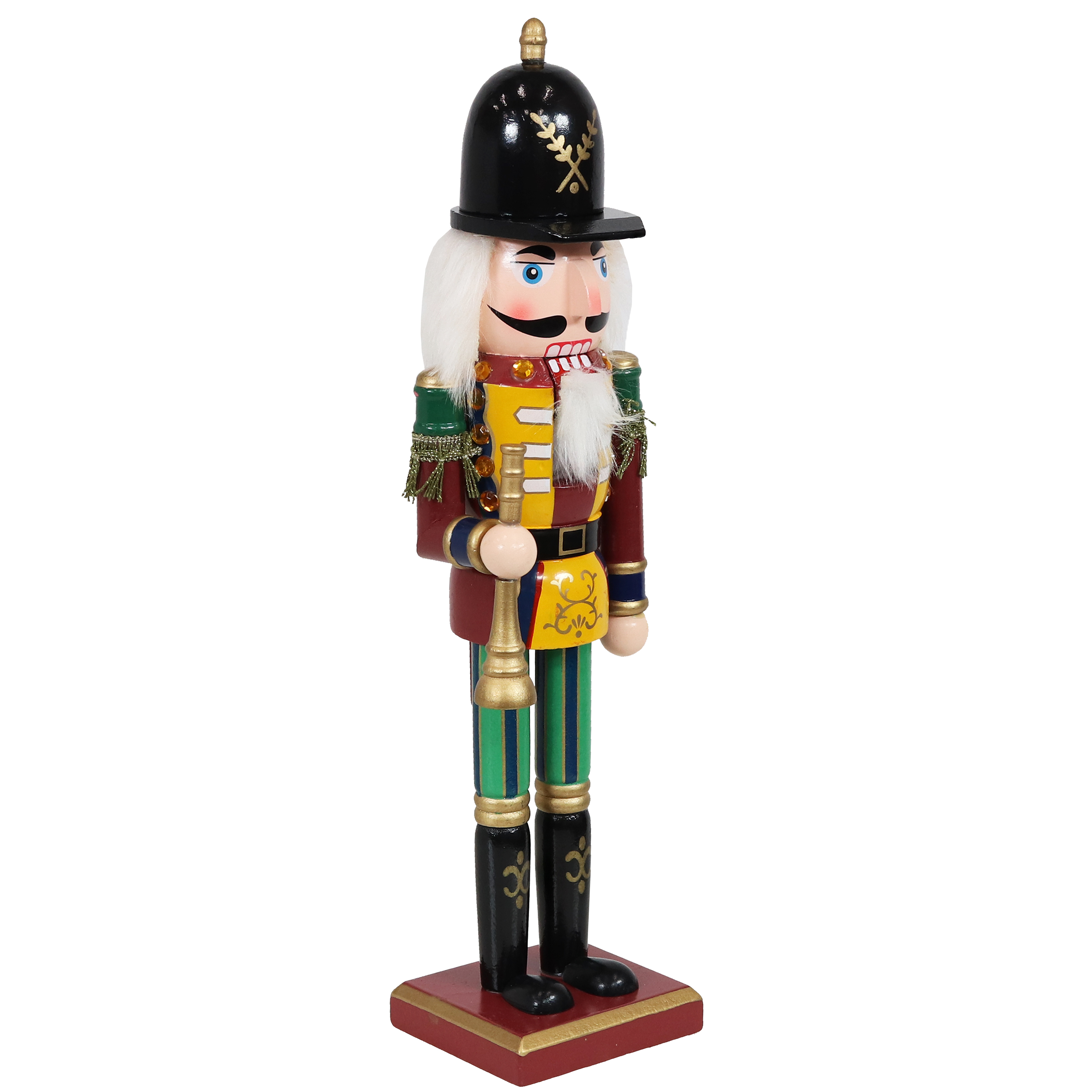 Sunnydaze Anton the Bright Indoor Christmas Nutcracker Statue - 15-Inch