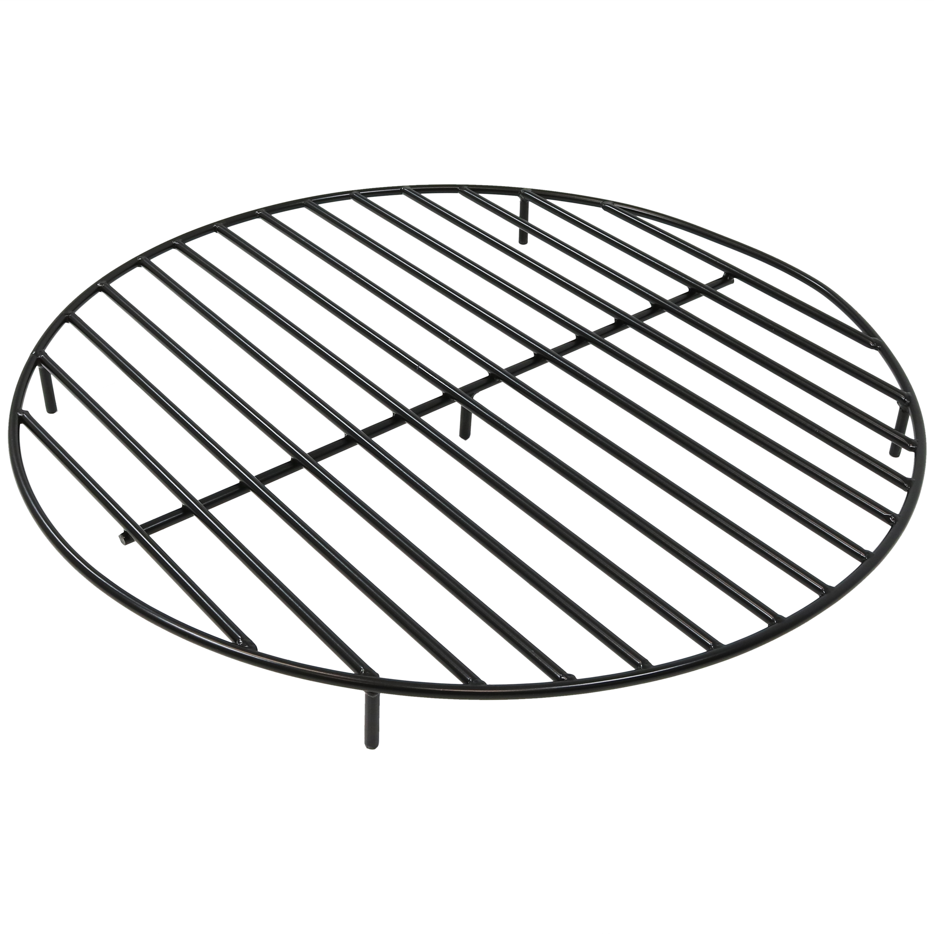 Sunnydaze Round Steel Outdoor Fire Pit Grate, 36-Inch