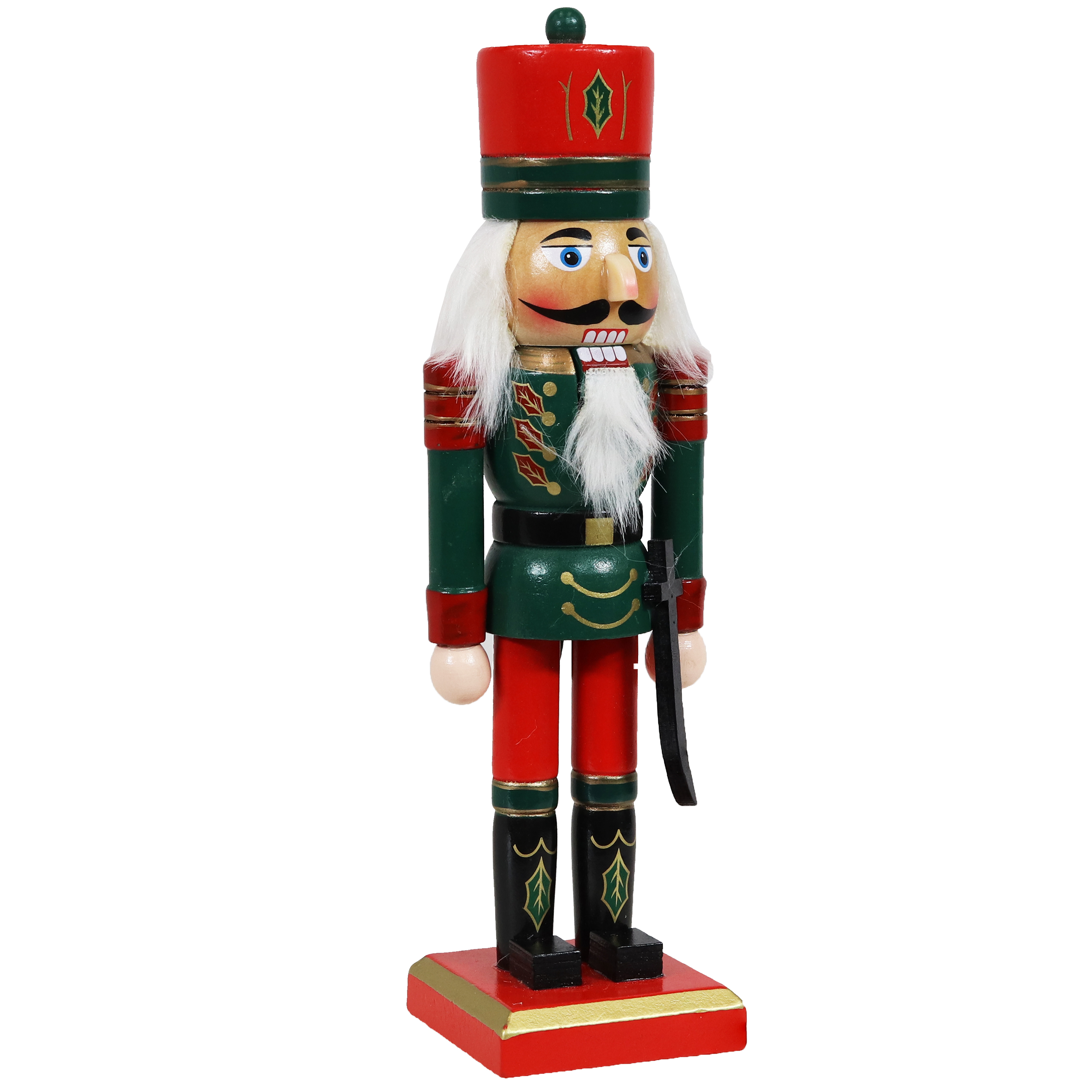 Sunnydaze Fritz the Valiant Indoor Christmas Nutcracker Statue - 10-Inch