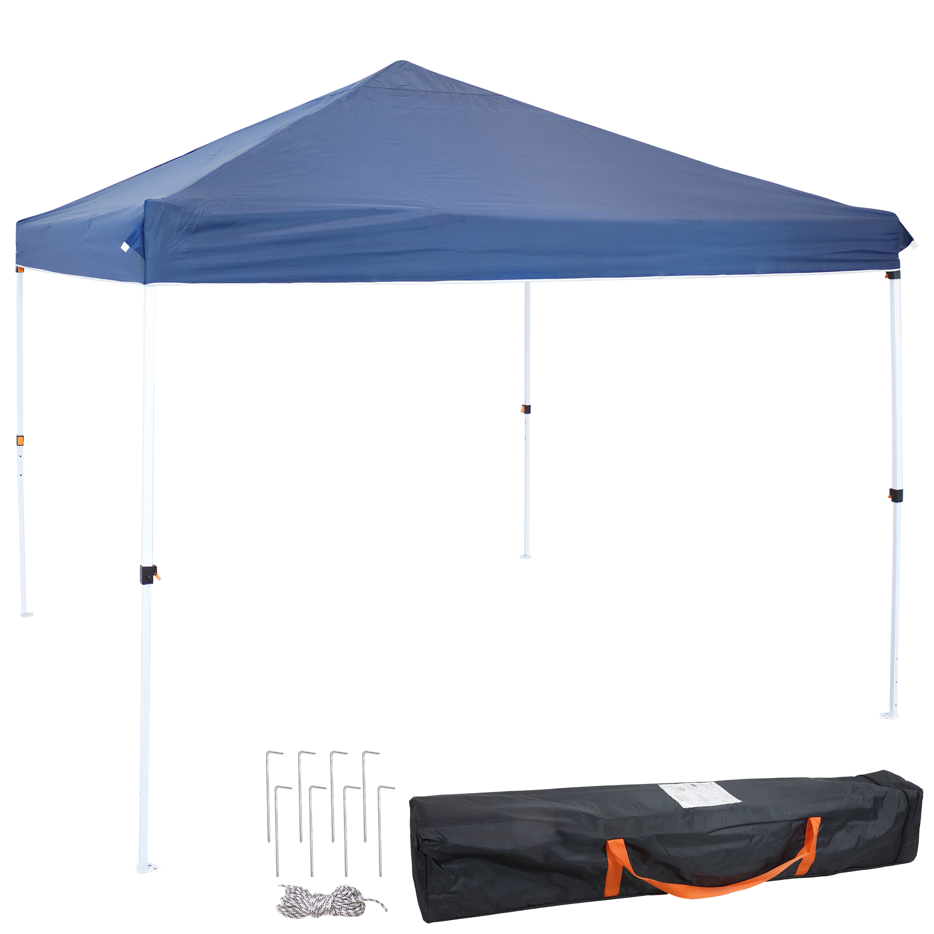 Sunnydaze 12- x 12-Foot Standard Pop Up Canopy with Carry Bag - Blue