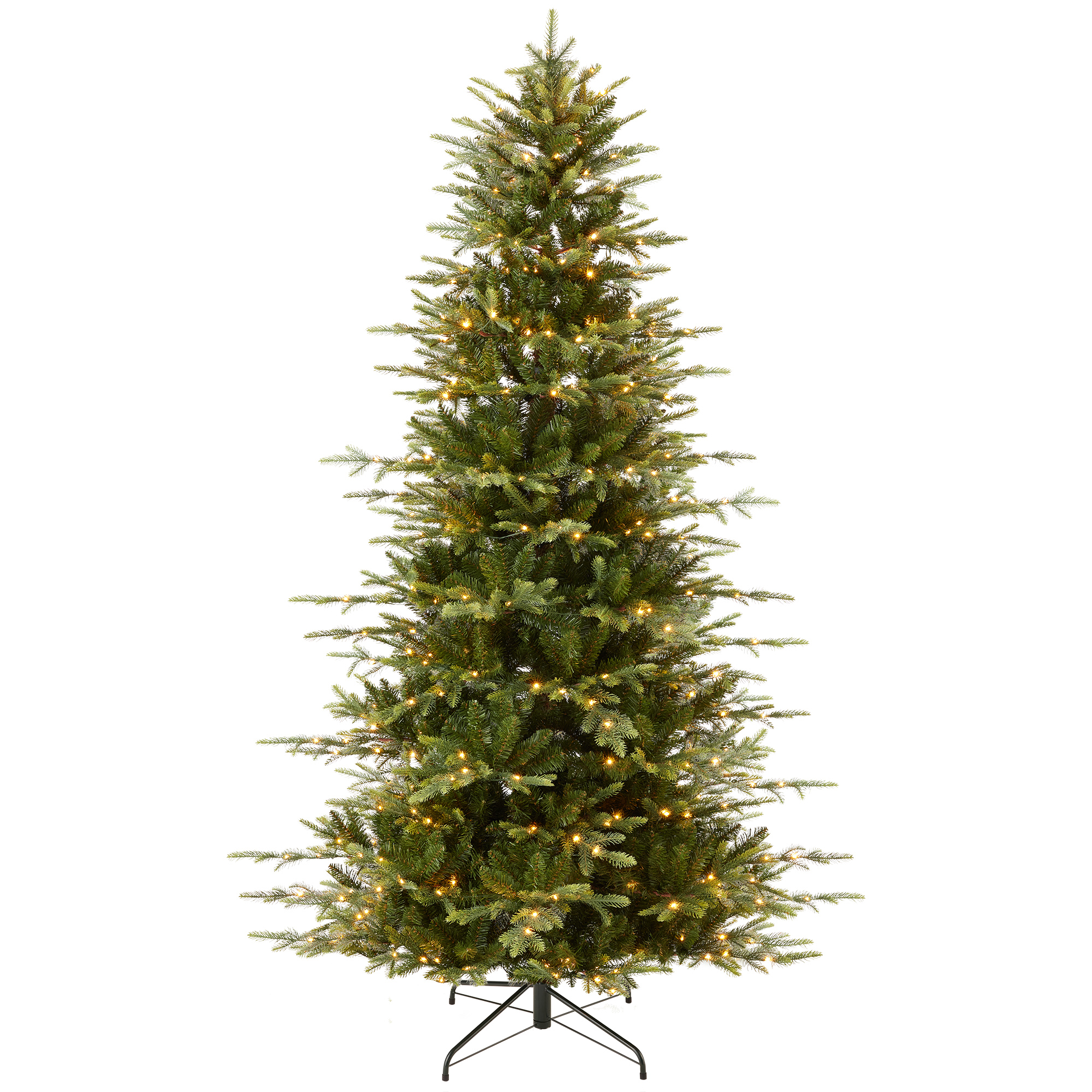 4.5ft Pre-Lit Artificial Aspen Noble Fir Christmas Tree w/ 750 Branch Tips, 150 LED Lights - Best Choice Products Online